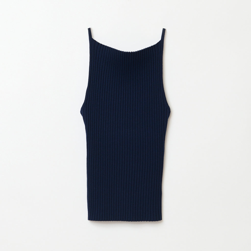 KNIT CAMI / NAVY – SHISHIKUI