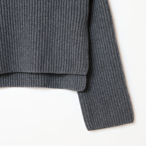 Boat neck / GRAY