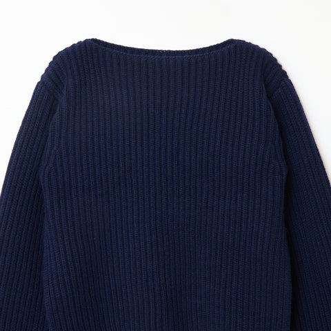 Boat neck / NAVY