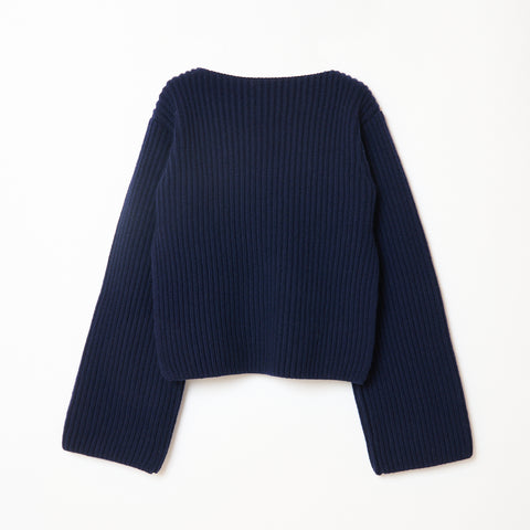 Boat neck / NAVY