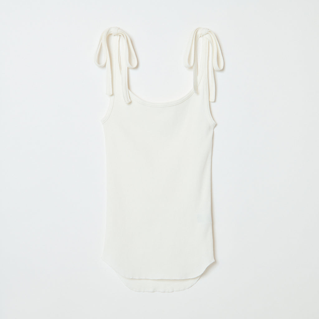 moose's ムーシーズ petit ribbon cami  キャミソール moose's ムーシーズ petit ribbon cami キャミソール コットン