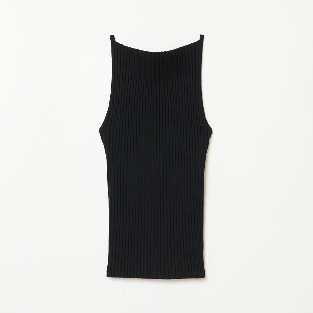 トップス shishikui Knit Cami knit cami S / BLACK – SHISHIKUI