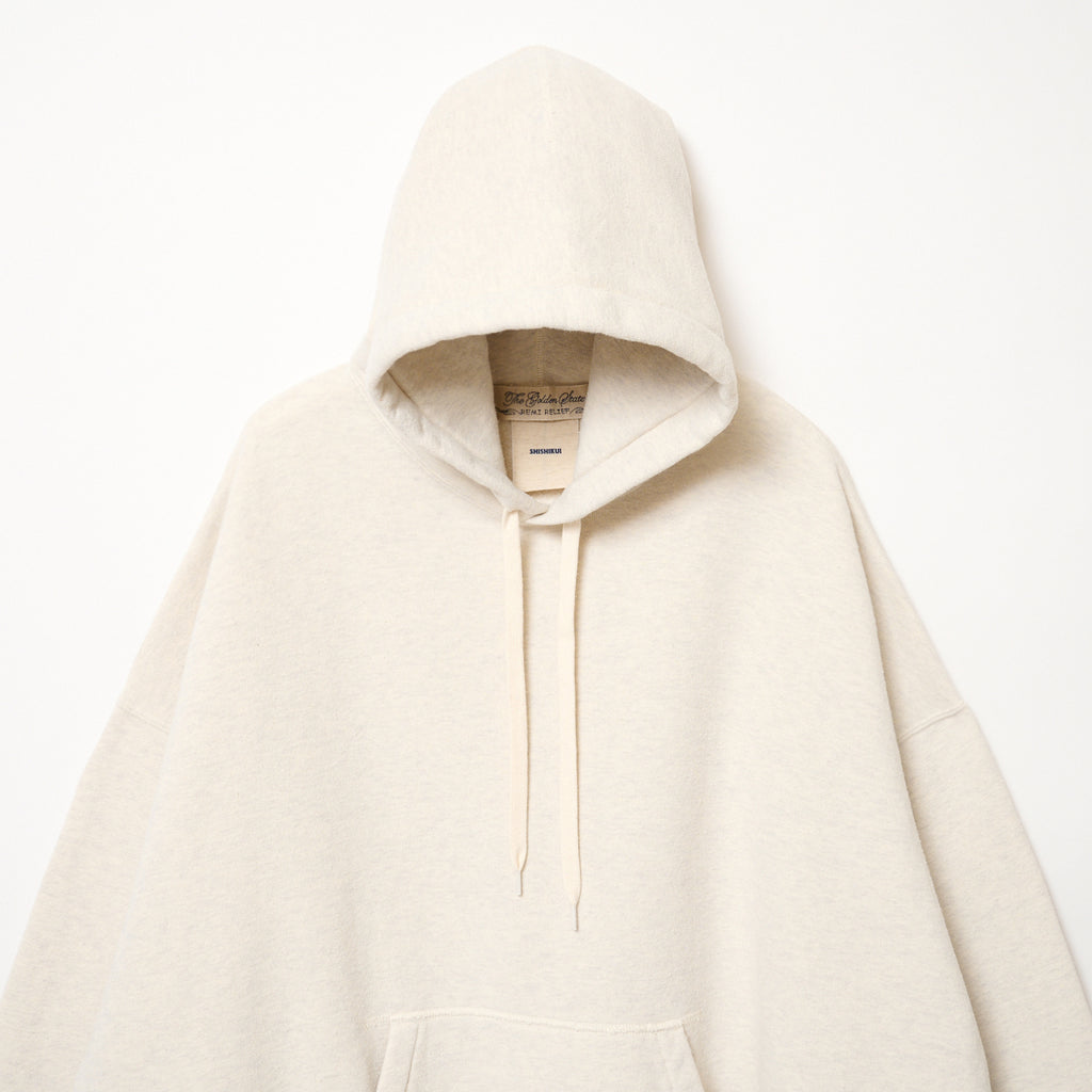 THE SHISHIKUI BRUSHED 白　REMI RELIEFパーカー BRUSHED / HEATHER GRAY – SHISHIKUI