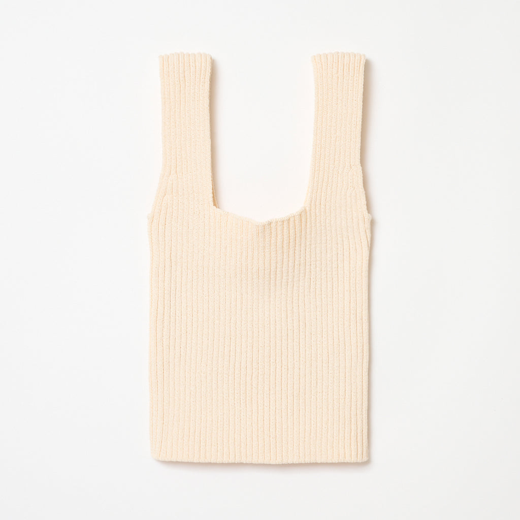 トップス shishikui RIBBON CAMI / WHITE RIBBON CAMI / WHITE – SHISHIKUI