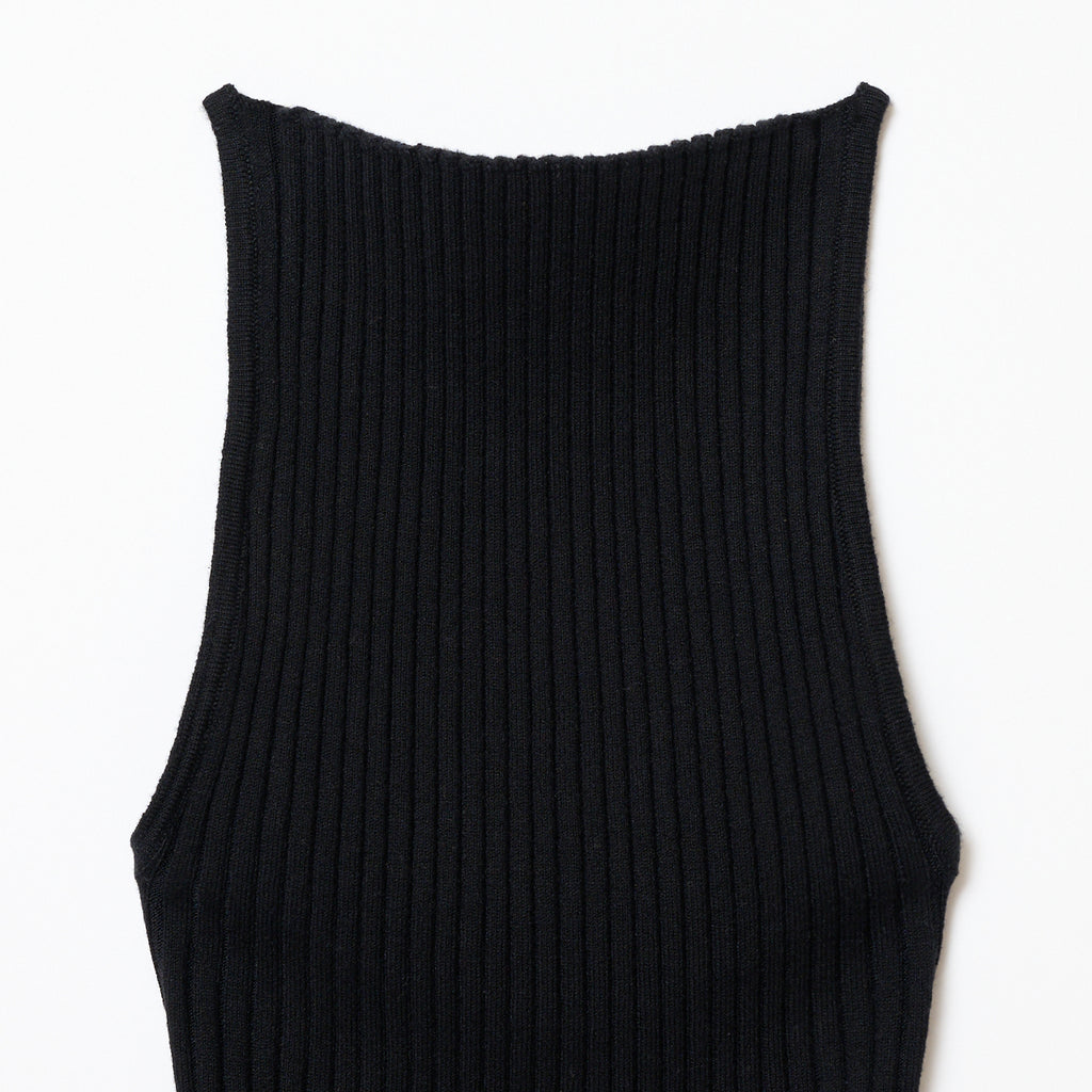 SHISHIKUI ニット　キャミソール　Knit Cami navy blue knit cami S / BROWN – SHISHIKUI