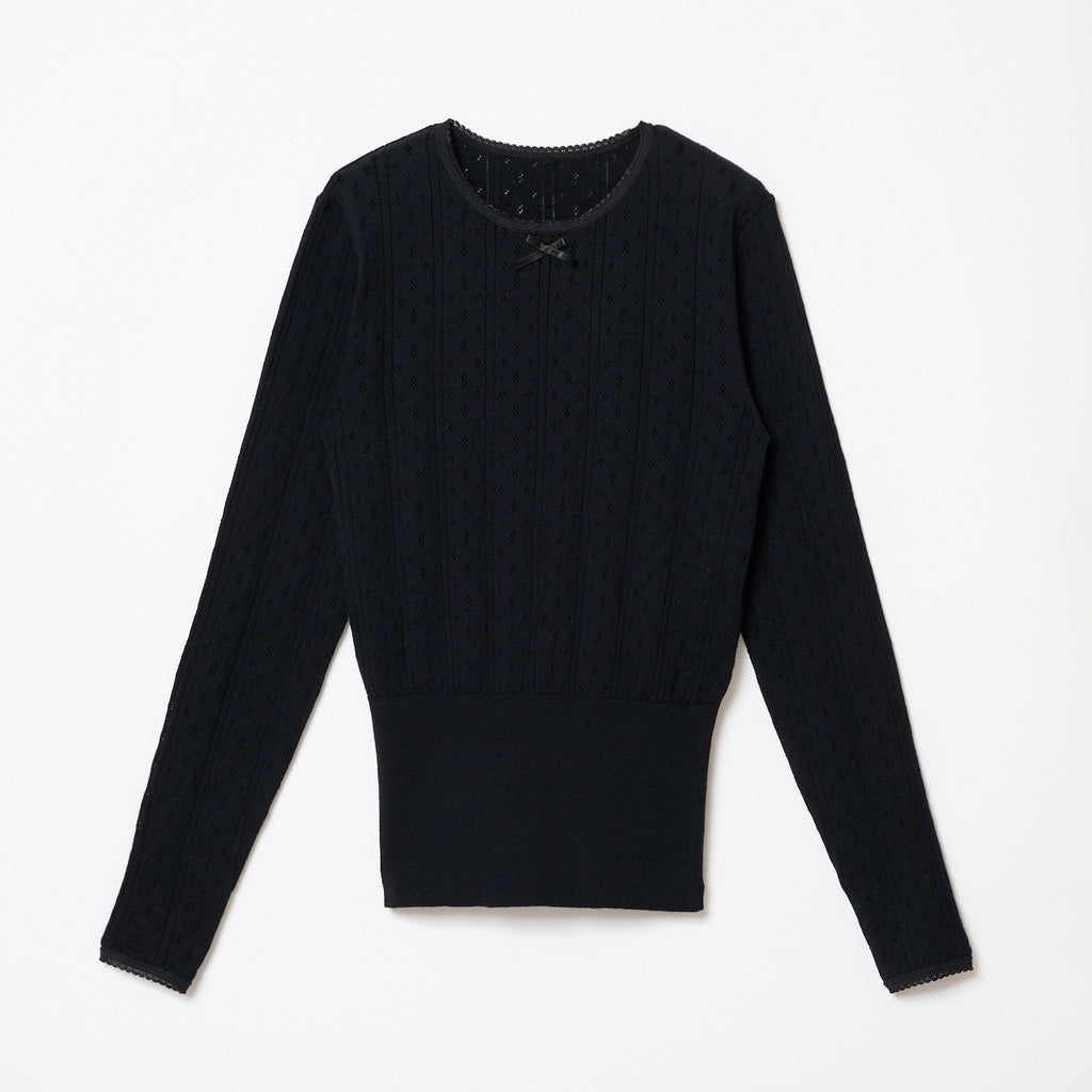 eyelet long / BLACK – SHISHIKUI eyelet long / BLACK – SHISHIKUI