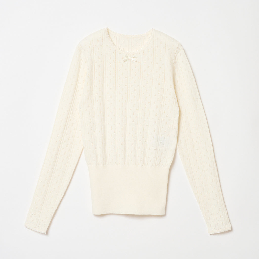 eyelet long / OFF WHITE – SHISHIKUI eyelet long / OFF WHITE – SHISHIKUI