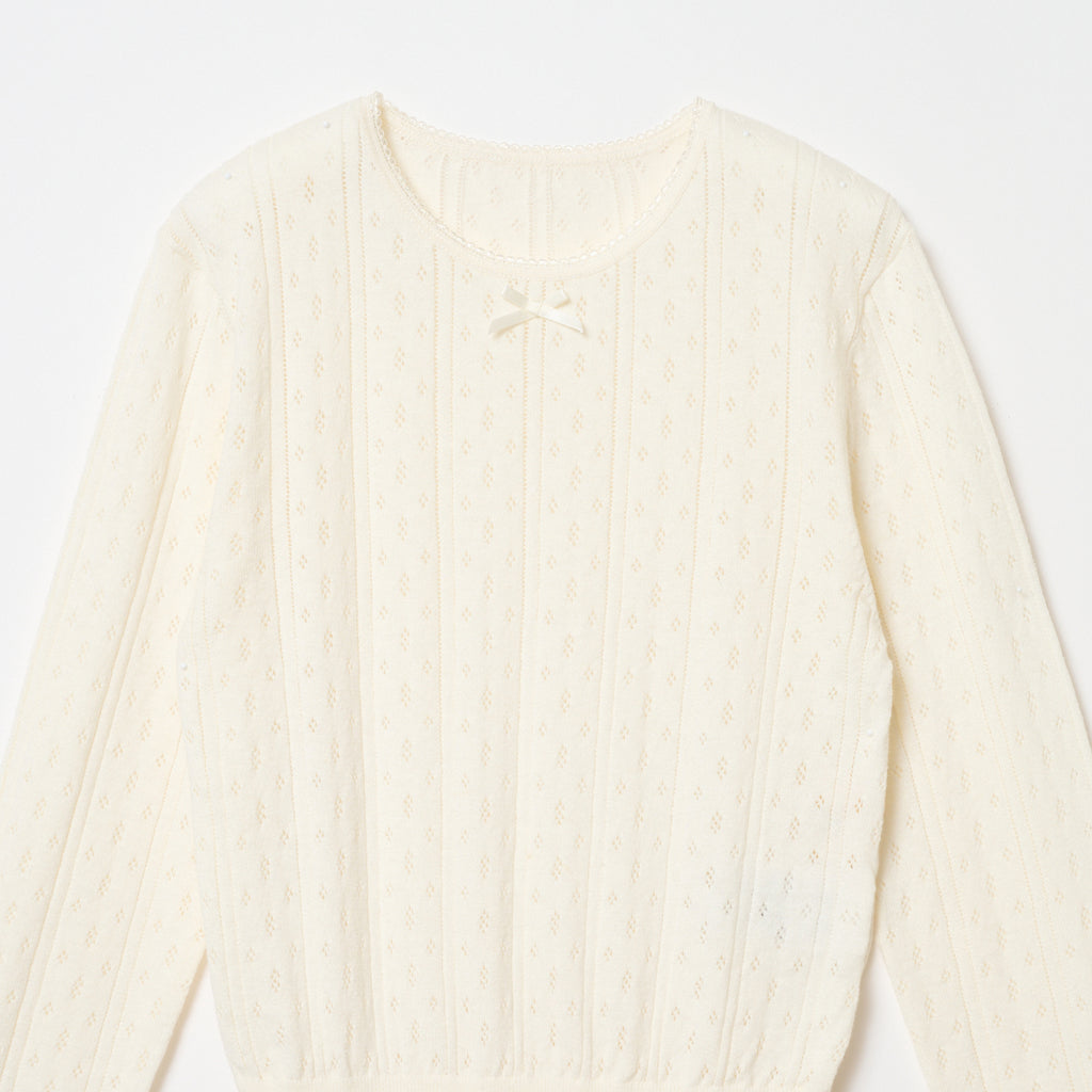 トップス THE SHISHIKUI eyelet long eyelet long / OFF WHITE – SHISHIKUI