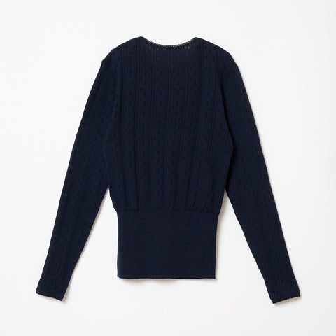 eyelet long / NAVY