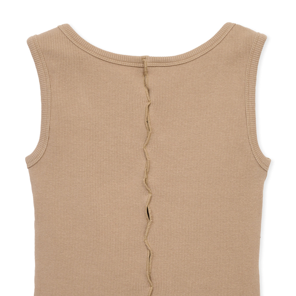 holed topp / GREIGE – SHISHIKUI
