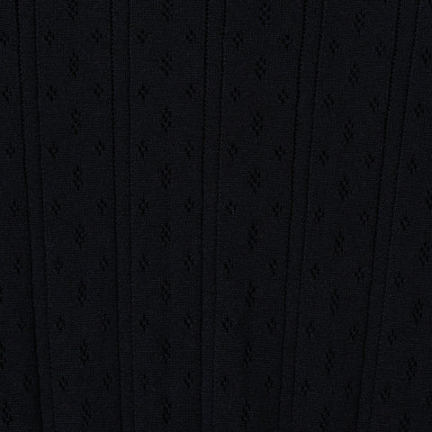 eyelet long / BLACK