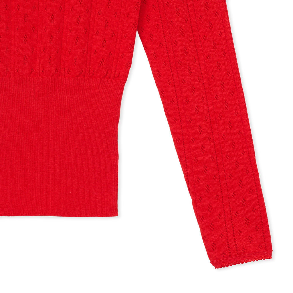 THE SHISHIKUI eyelet long シシクイ eyelet long / RED – SHISHIKUI