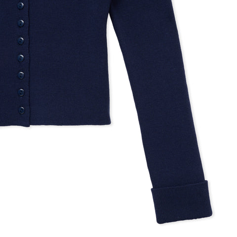 open collar / NAVY