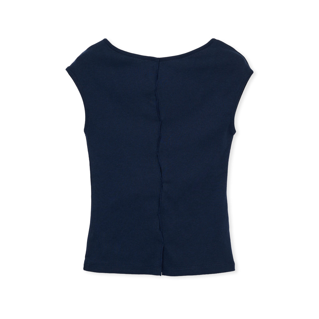 トップス THE SHISHIKUI holed topp / NAVY hole s / NAVY – SHISHIKUI