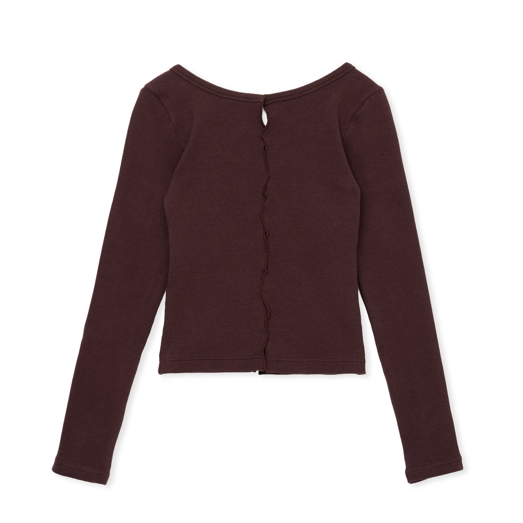 SHISHIKUI holed topp ブラウン holed topp / D.BROWN – SHISHIKUI