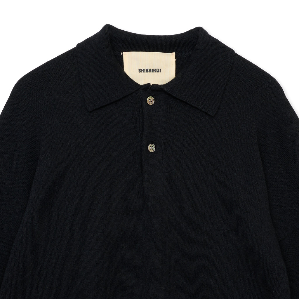 【shishikui】holed topp / black holed topp / BLACK – SHISHIKUI