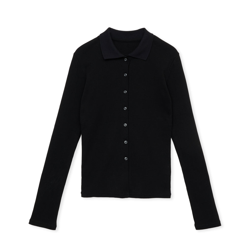 トップス the shishikui long  polo shirt S the shishikui long polo shirt S