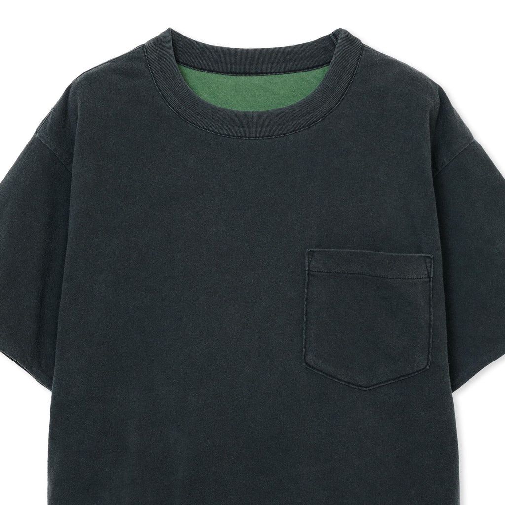 SHISHIKUI Brushed Crew BLACK レミレリーフ　シシクイ reversible/ BK・GR – SHISHIKUI