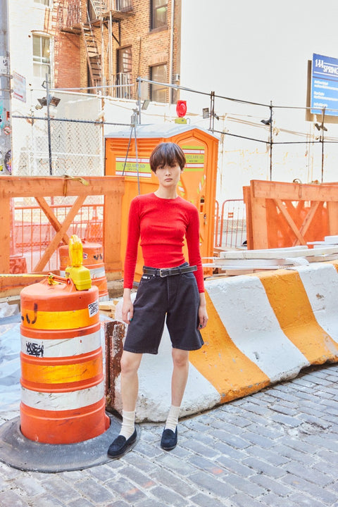 eyelet long / RED