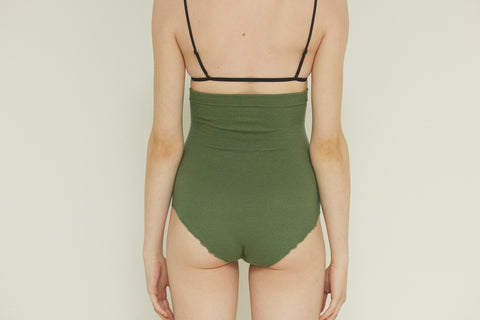 HARAMAKI PANTIES / HEAVY / MOSS GREEN