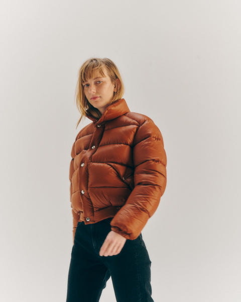 DOWN JACKET / LUSTER BROWN