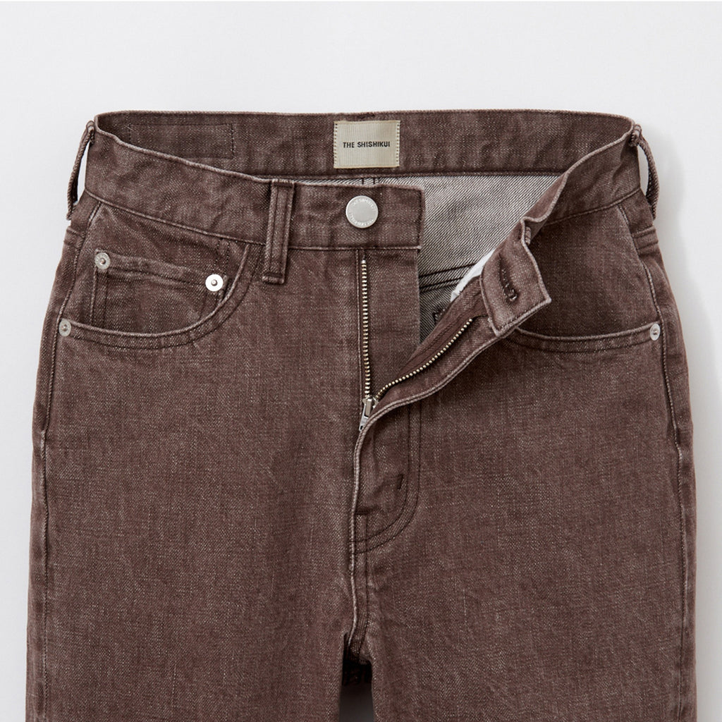 THE SHISHIKUI BASIC DENIM BROWN 24