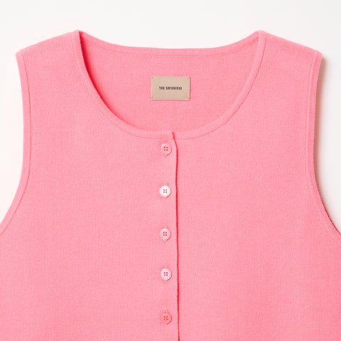 Vest / CORAL PINK