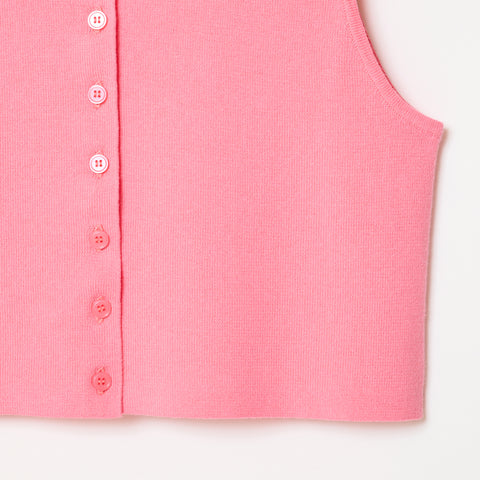 Vest / CORAL PINK