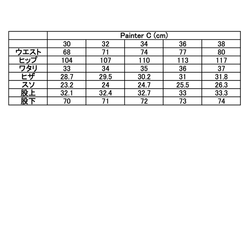 Painter C / CORDUROY NAVY