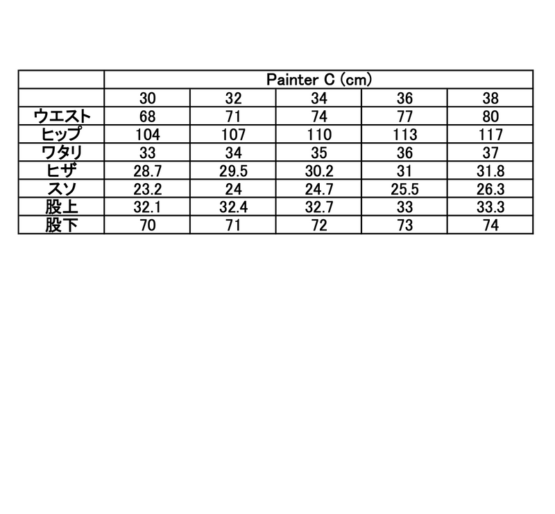 Painter C / CORDUROY BLACK