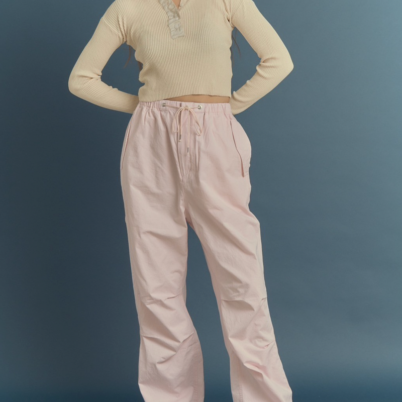 Shishikui パラシュートパンツ　xs ピンク PARACHUTE PANTS / PINK – SHISHIKUI