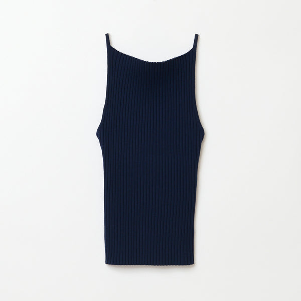 SHISHIKUI ニット　キャミソール　Knit Cami navy blue knit cami S / NAVY – SHISHIKUI
