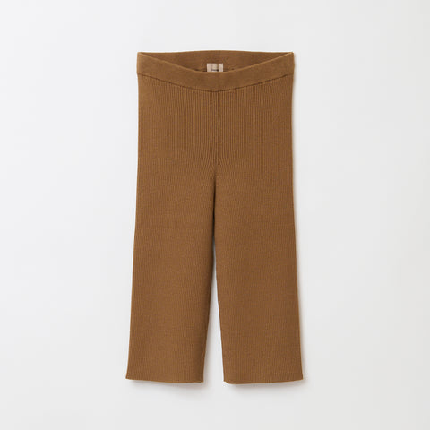 Rib Knit legg / BROWN