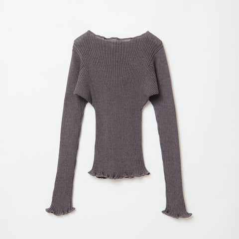 COTTON CASHMERE / DARK GRAY