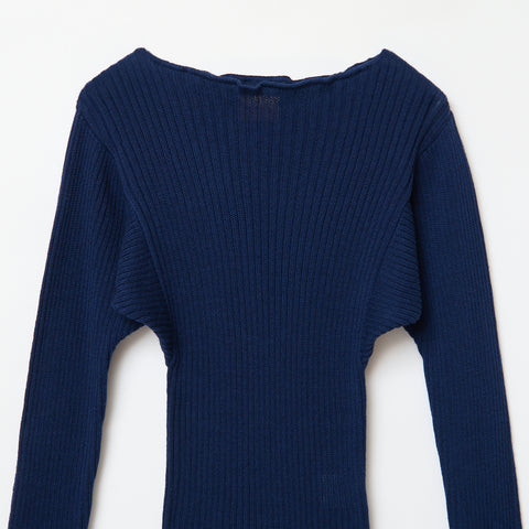 COTTON CASHMERE / DEEP BLUE　