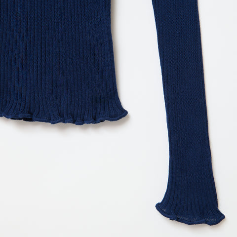 COTTON CASHMERE / DEEP BLUE　