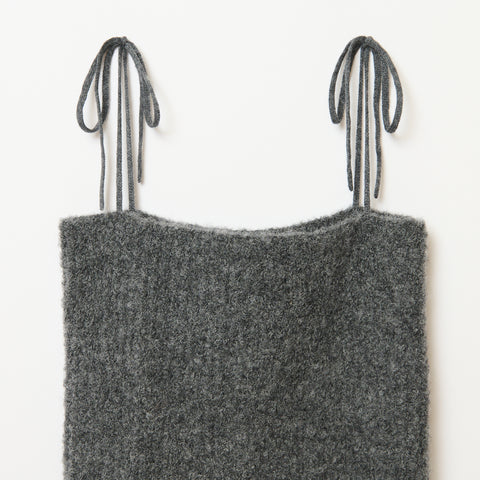 CAMI KNIT / CHARCOAL GRAY