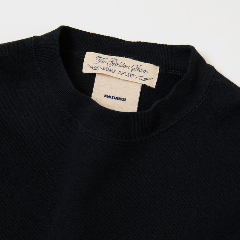 SHISHIKUI シシクイ スウェット ブラック Brushed Crew / BLACK – SHISHIKUI