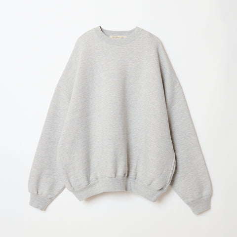 Brushed Crew / HEATHER GRAY