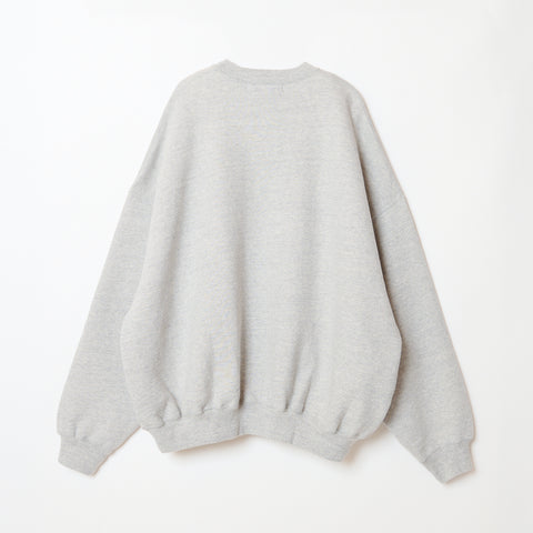 Brushed Crew / HEATHER GRAY