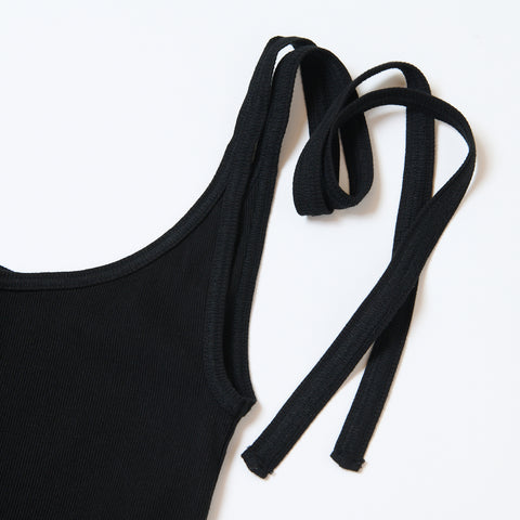 RIBBON CAMI / BLACK