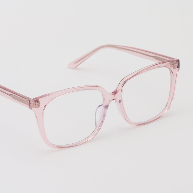 Square eye / CLEAR PINK