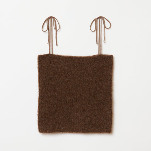 THE SHISHIKUI キャミニット ブラウン knit cami S / BROWN – SHISHIKUI