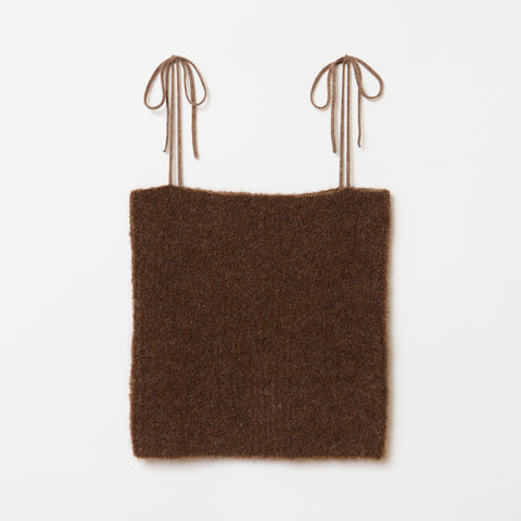 CAMI KNIT / BROWN