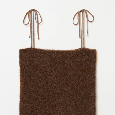 CAMI KNIT / BROWN