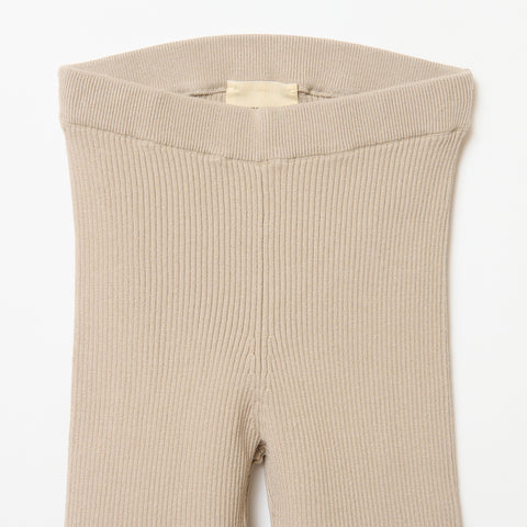 Rib Knit legg S / BEIGE