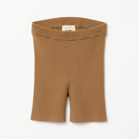 Rib Knit legg S / BROWN