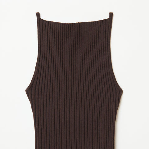 KNIT CAMI / BROWN