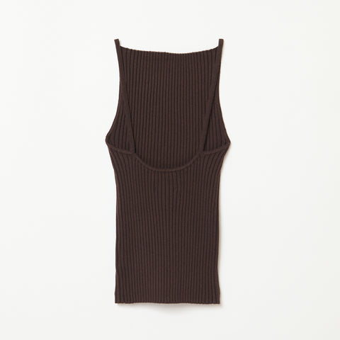 KNIT CAMI / BROWN
