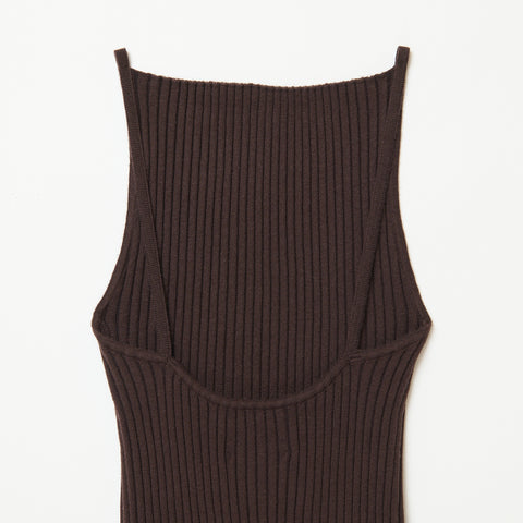 KNIT CAMI / BROWN